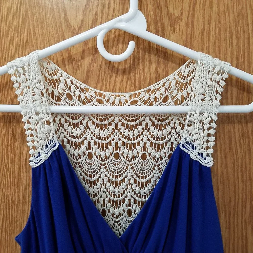 Maurices Navy Crochet Back Sundress - Picture 8 of 13